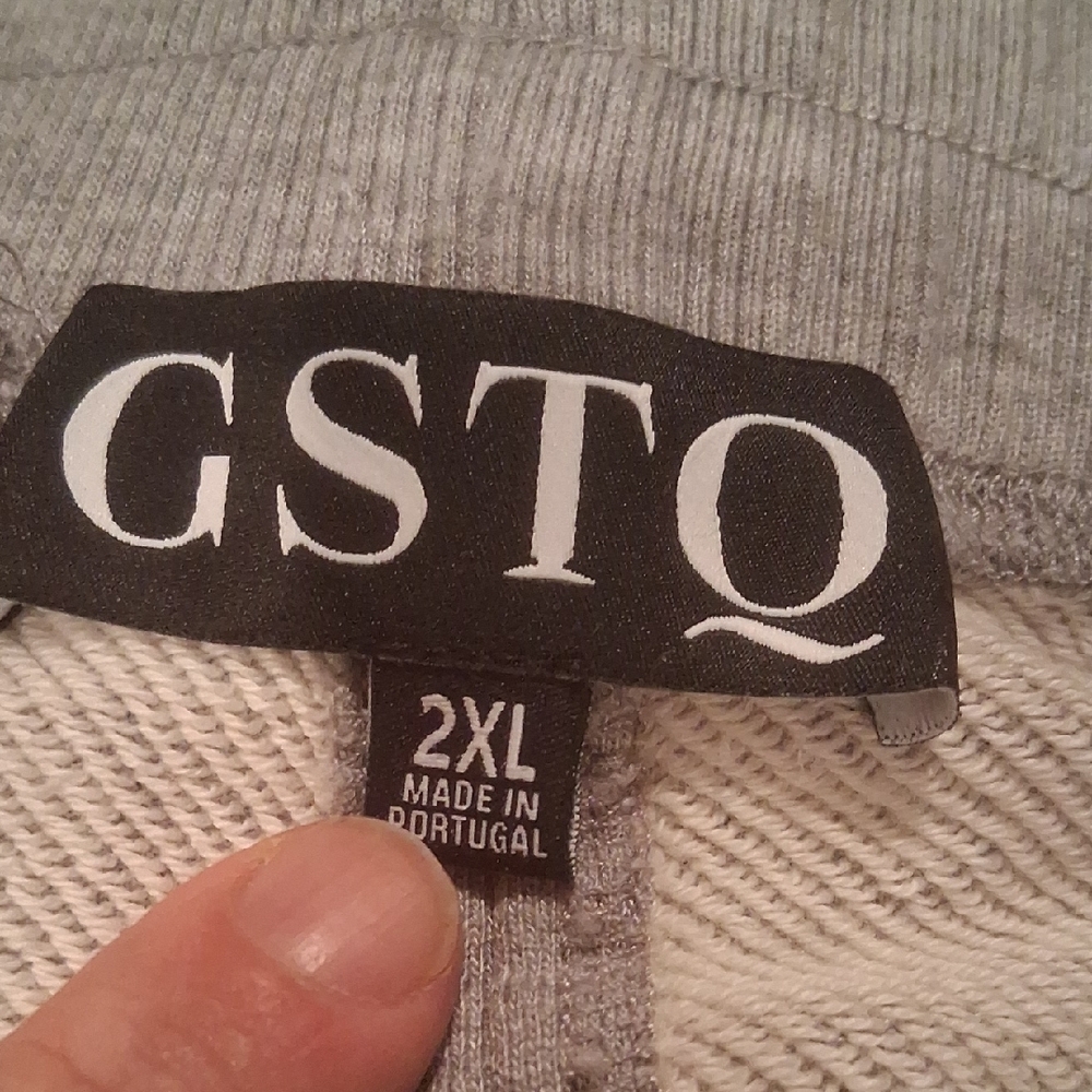 GSTQ Gray Knit Sweater 2XL